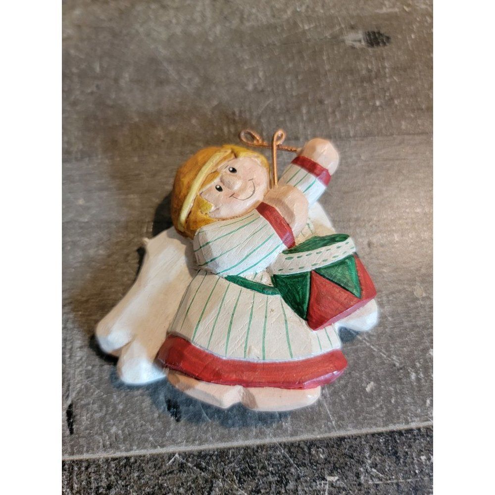 Eddie Angel girl drummer ornament Xmas decor